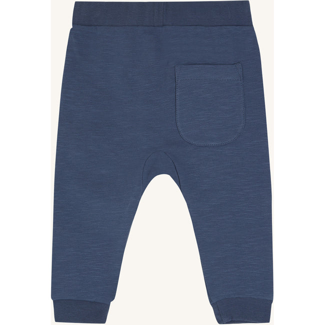 Hust & Claire Boys Jogging Trousers HCGeorgey Solid Brushed Vintage Indigo