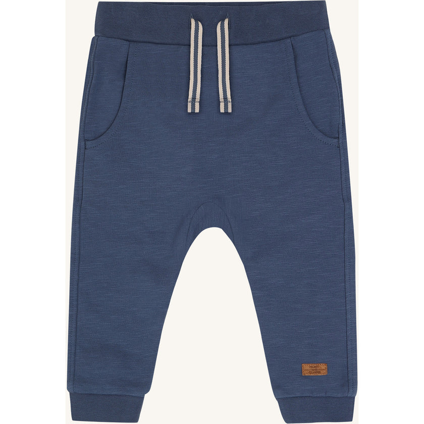 Hust & Claire Boys Jogging Trousers HCGeorgey Solid Brushed Vintage Indigo