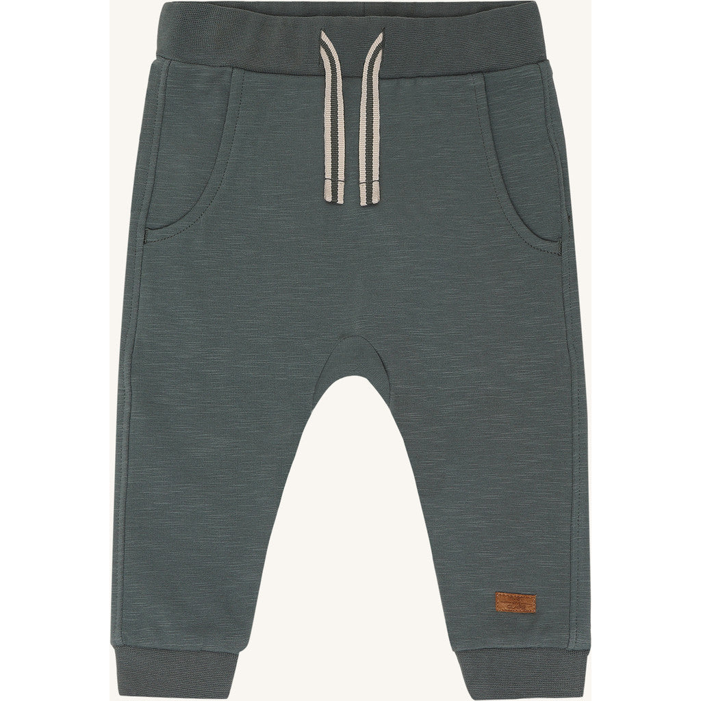 Hust & Claire Boys Jogging Trousers HCGeorgey Solid Brushed Balsam Green