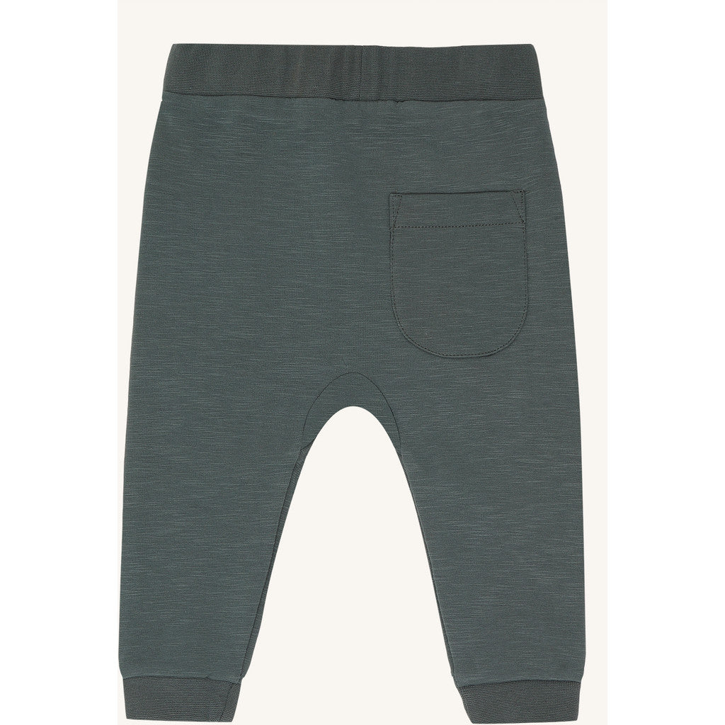 Hust & Claire Boys Jogging Trousers HCGeorgey Solid Brushed Balsam Green
