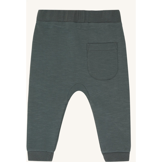 Hust & Claire Boys Jogging Trousers HCGeorgey Solid Brushed Balsam Green