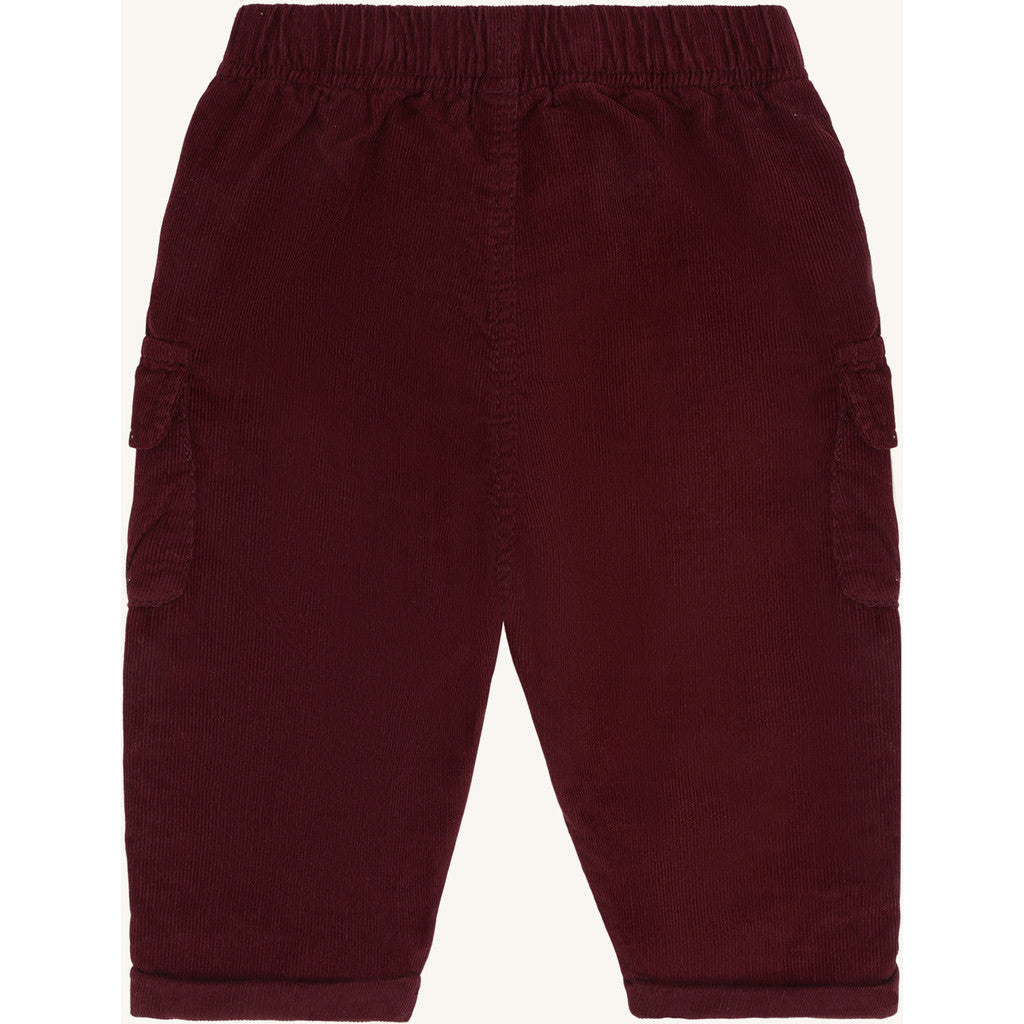 Hust & Claire Boys Trousers HCTue Corduroy Red Chocolate