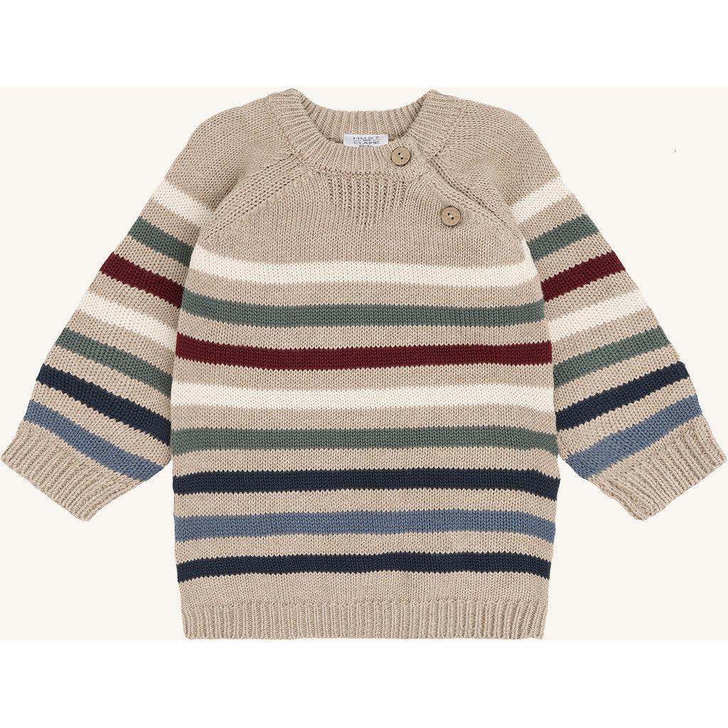 Hust & Claire Boys Pullover HCPilou Knit Hike Beige Melange