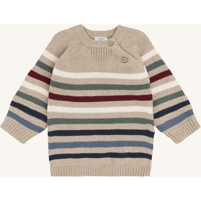 Hust & Claire Boys Pullover HCPilou Knit Hike Beige Melange