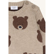 Hust & Claire Boys Pullover HCPilou Bear Beige Melange