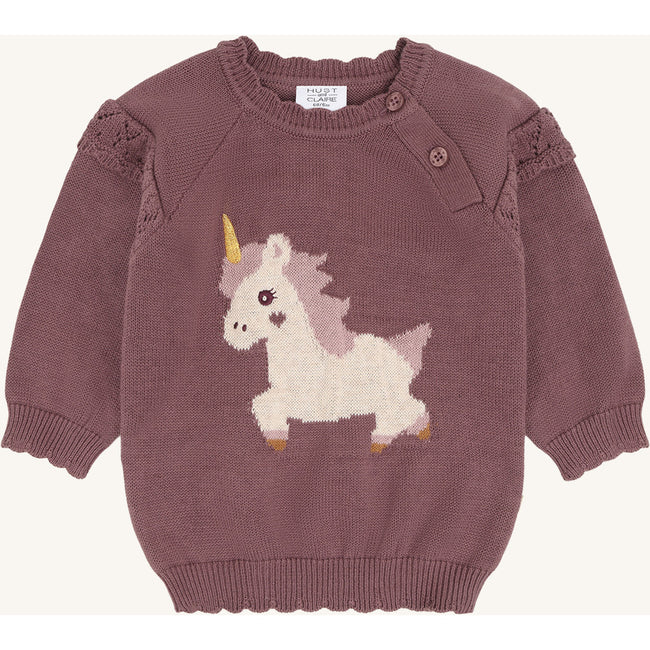 Hust & Claire Girls Pullover HCPusle Magic Plum