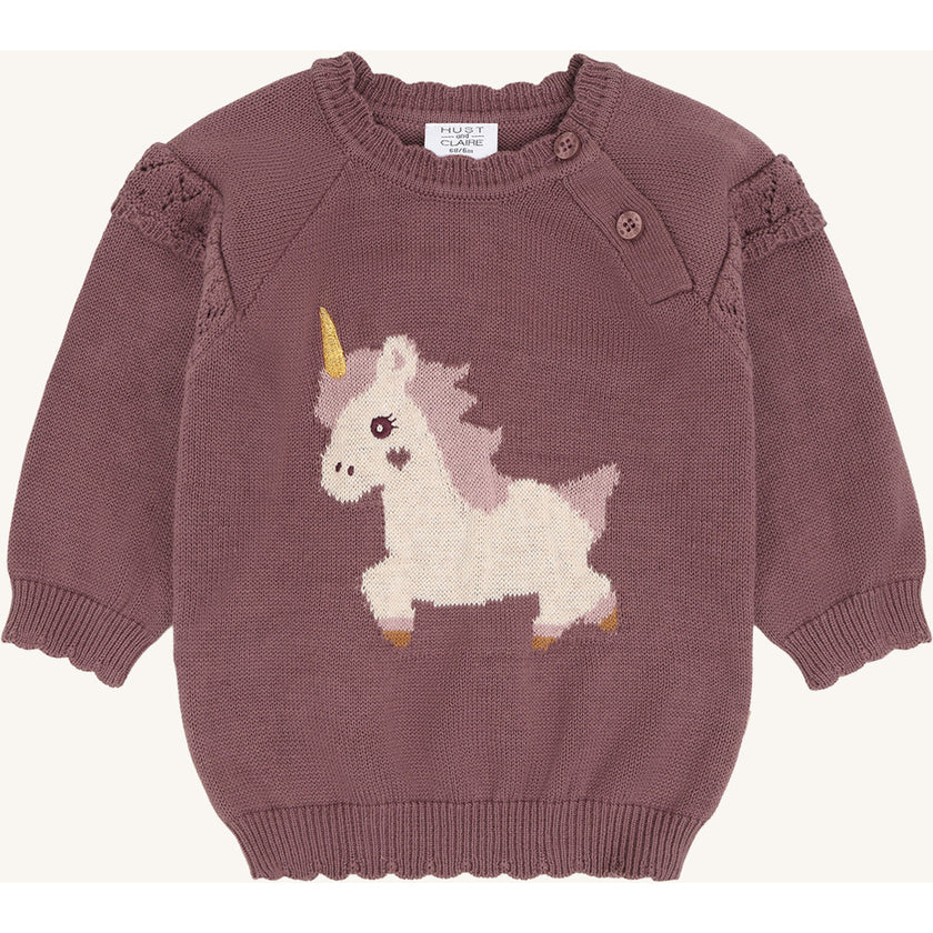 Hust & Claire Girls Pullover HCPusle Magic Plum