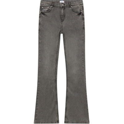 GRUNT Girls GRTexas Low Flare Grey Jeans Flared