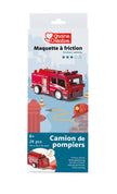 3D WOOD MODEL FIRE TRUCK VEHICLE