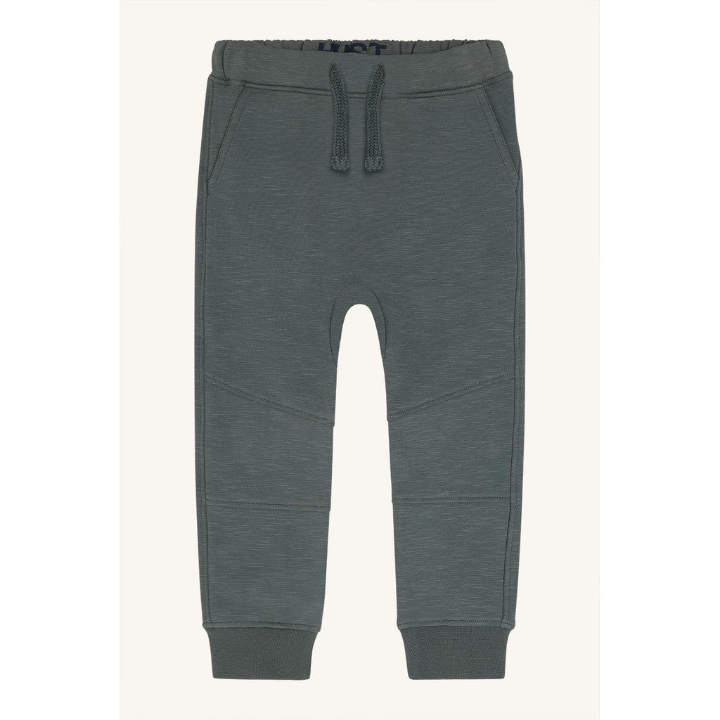 Hust & Claire Boys Jogging Trousers HCGeorge Solid Brushed Balsam Green