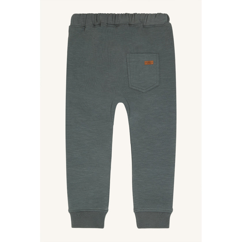 Hust & Claire Boys Jogging Trousers HCGeorge Solid Brushed Balsam Green