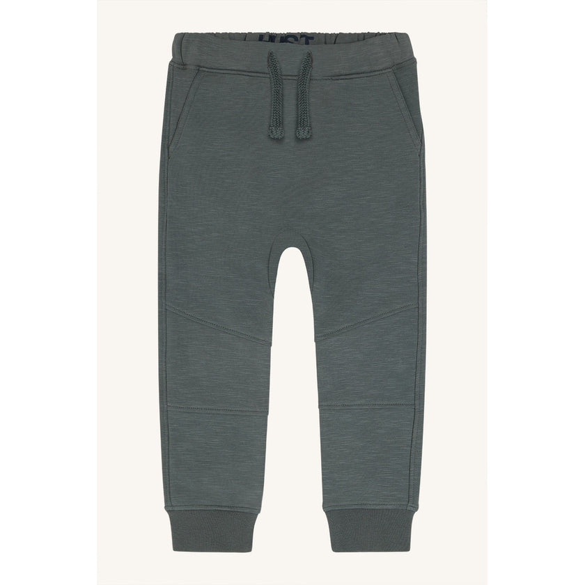 Hust & Claire Boys Jogging Trousers HCGeorge Solid Brushed Balsam Green