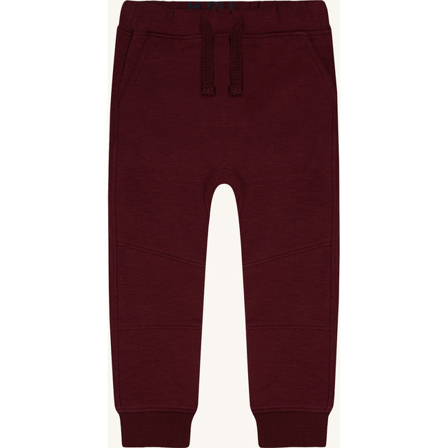Hust & Claire Boys Jogging Trousers HCGeorge Solid Brushed Red Chocolate