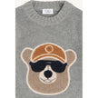 Hust & Claire Boys Pullover HCPelle Bear Grey Melange