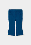 BOBOLI Girls Knit Canvas Trousers -BCI Teal