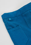BOBOLI Girls Knit Canvas Trousers -BCI Teal