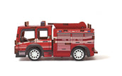 3D WOOD MODEL FIRE TRUCK VEHICLE