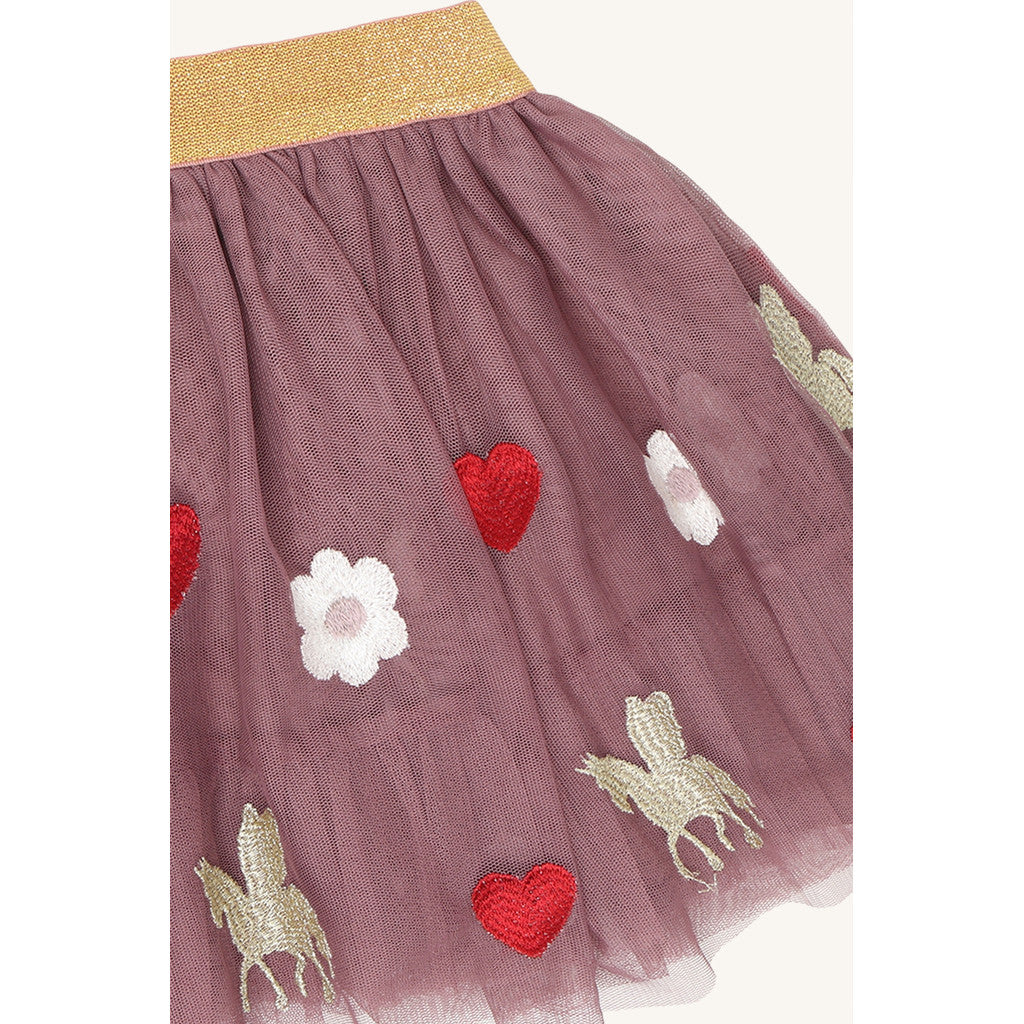 Hust & Claire Girls Skirts HCNinna Unicorn Plum