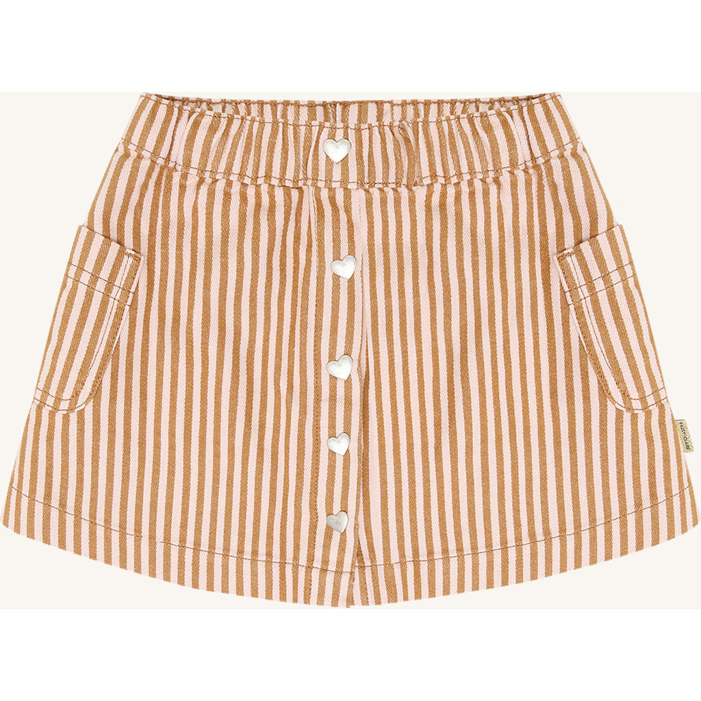 Hust & Claire Girls Skirts HCNanna Stripe Chipmunk