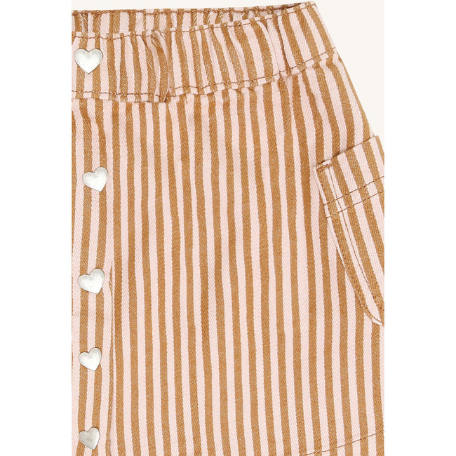 Hust & Claire Girls Skirts HCNanna Stripe Chipmunk