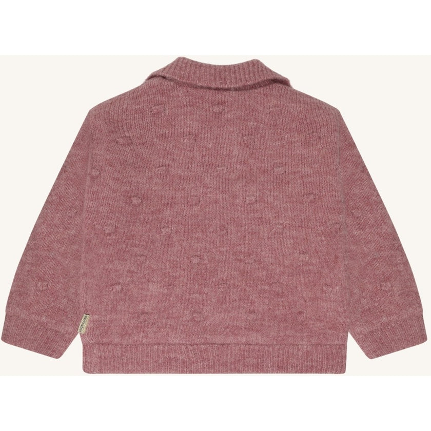 Hust & Claire Girls Knitwear HCEmi Knit  Jacket Heather