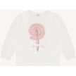 Hust & Claire Girls T-shirt L/S HCAlma Swirl Ivory