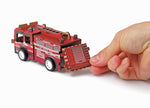 3D WOOD MODEL FIRE TRUCK VEHICLE
