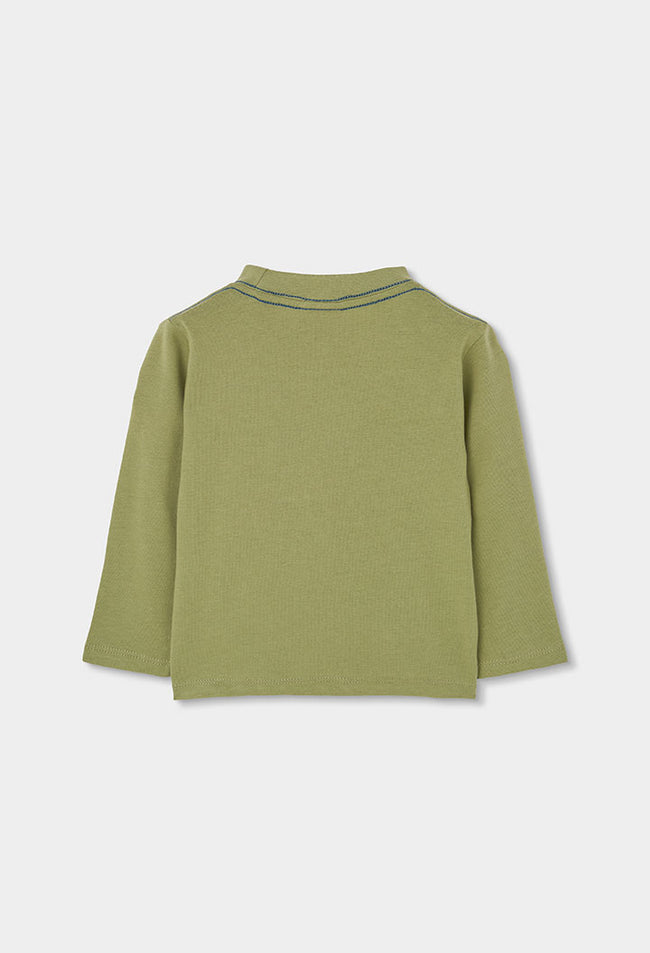 BOBOLI Boys Jersey T-shirt -BCI Apple Green