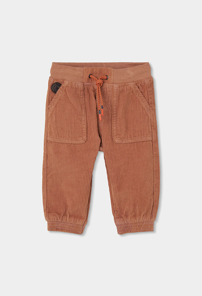 BOBOLI Boys Corduroy Trousers -BCI Cedar