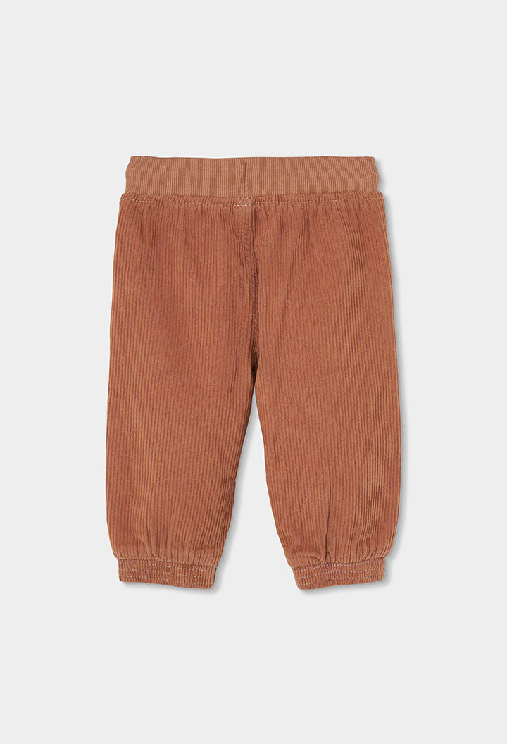 BOBOLI Boys Corduroy Trousers -BCI Cedar