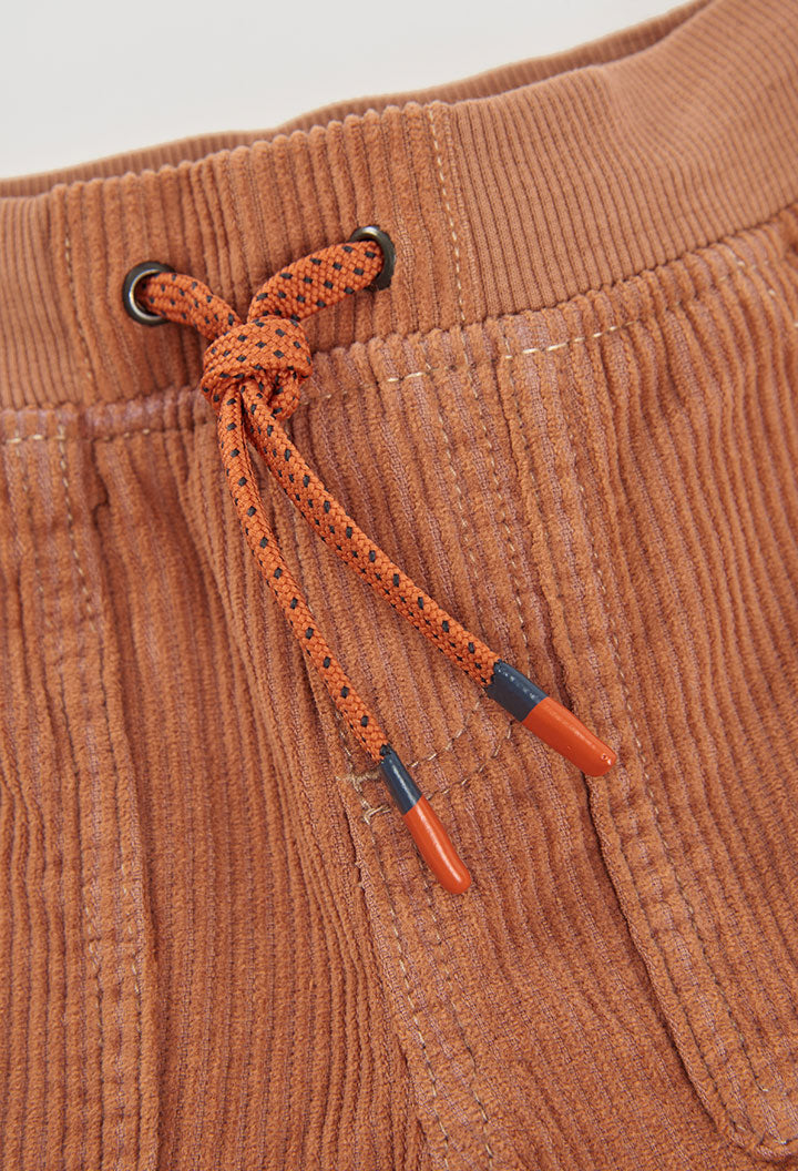 BOBOLI Boys Corduroy Trousers -BCI Cedar