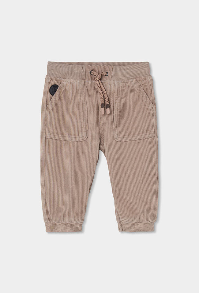 BOBOLI Boys Corduroy Trousers -BCI Taupe