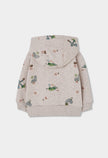 BOBOLI Boys Printed Fleece Jacket -BCI Printed