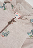 BOBOLI Boys Printed Fleece Jacket -BCI Printed