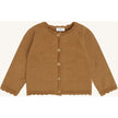Hust & Claire Girls Cardigan HCCilja Pointelle Chipmunk
