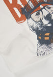 BOBOLI Boys Jersey T-shirt -BCI Off White