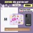 BEARFOOT Bento Box COMPACT Lunch Box 1000ml Kids