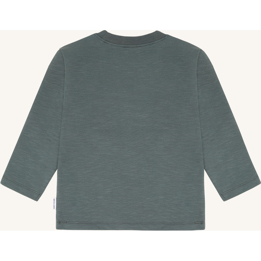Hust & Claire Boys T-shirt L/S HCSejer Mixer Truck Balsam Green