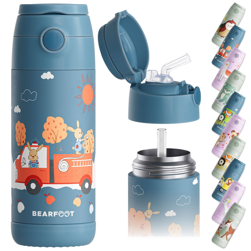 BEARFOOT Thermo Water Bottle Mermaid 350 ml Kids | Beetles & Bugs