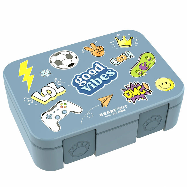 BEARFOOT Bento Box COMPACT Lunch Box 1000ml Kids