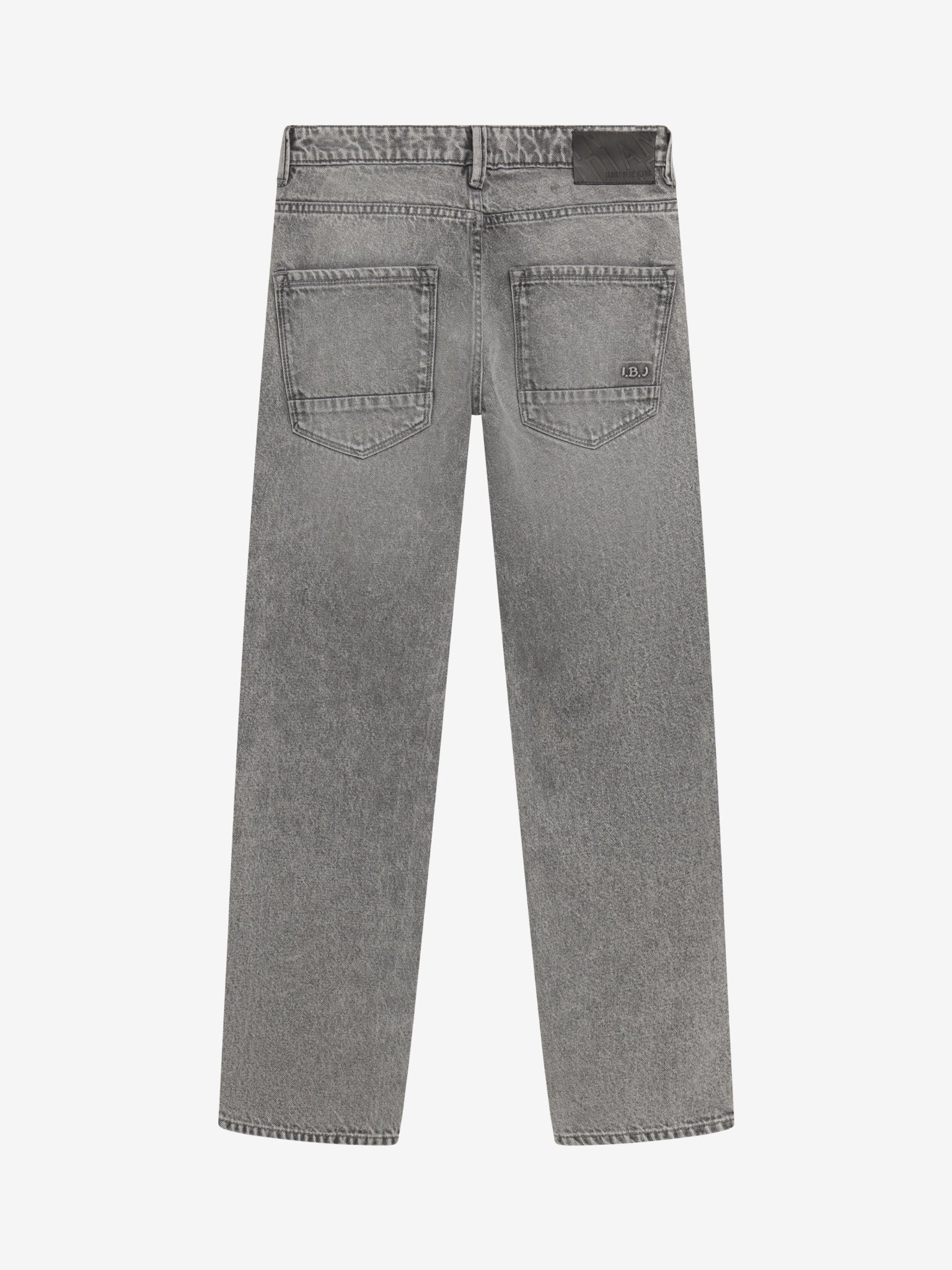 INDIAN BLUE JEANS Boys Wide Loose Fit Grey Jeans Light Grey Denim