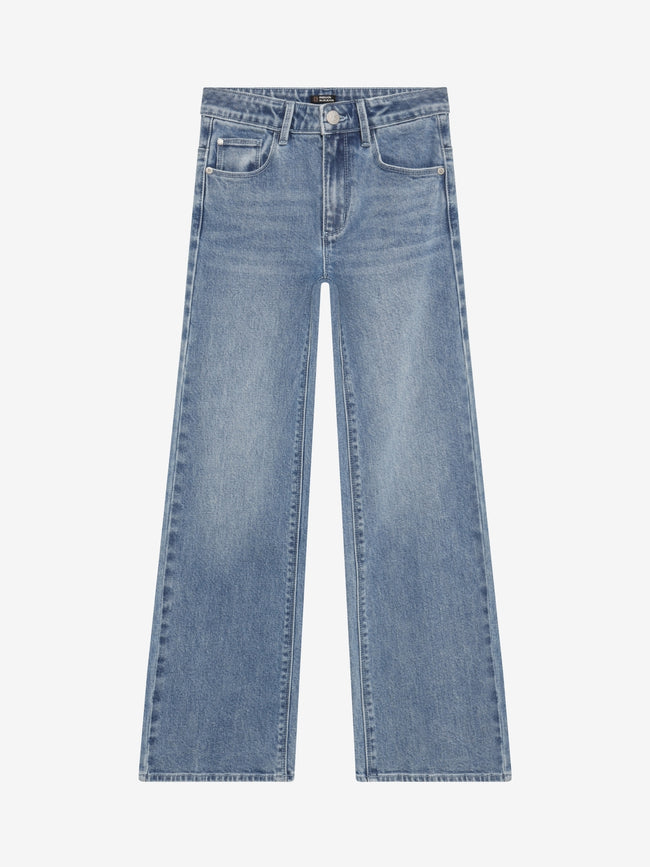 INDIAN BLUE JEANS Girls Wide Fit Light Denim
