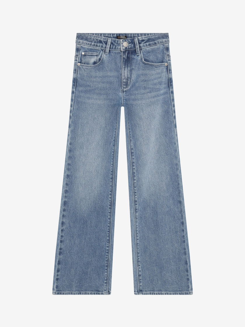 INDIAN BLUE JEANS Girls Wide Fit Light Denim