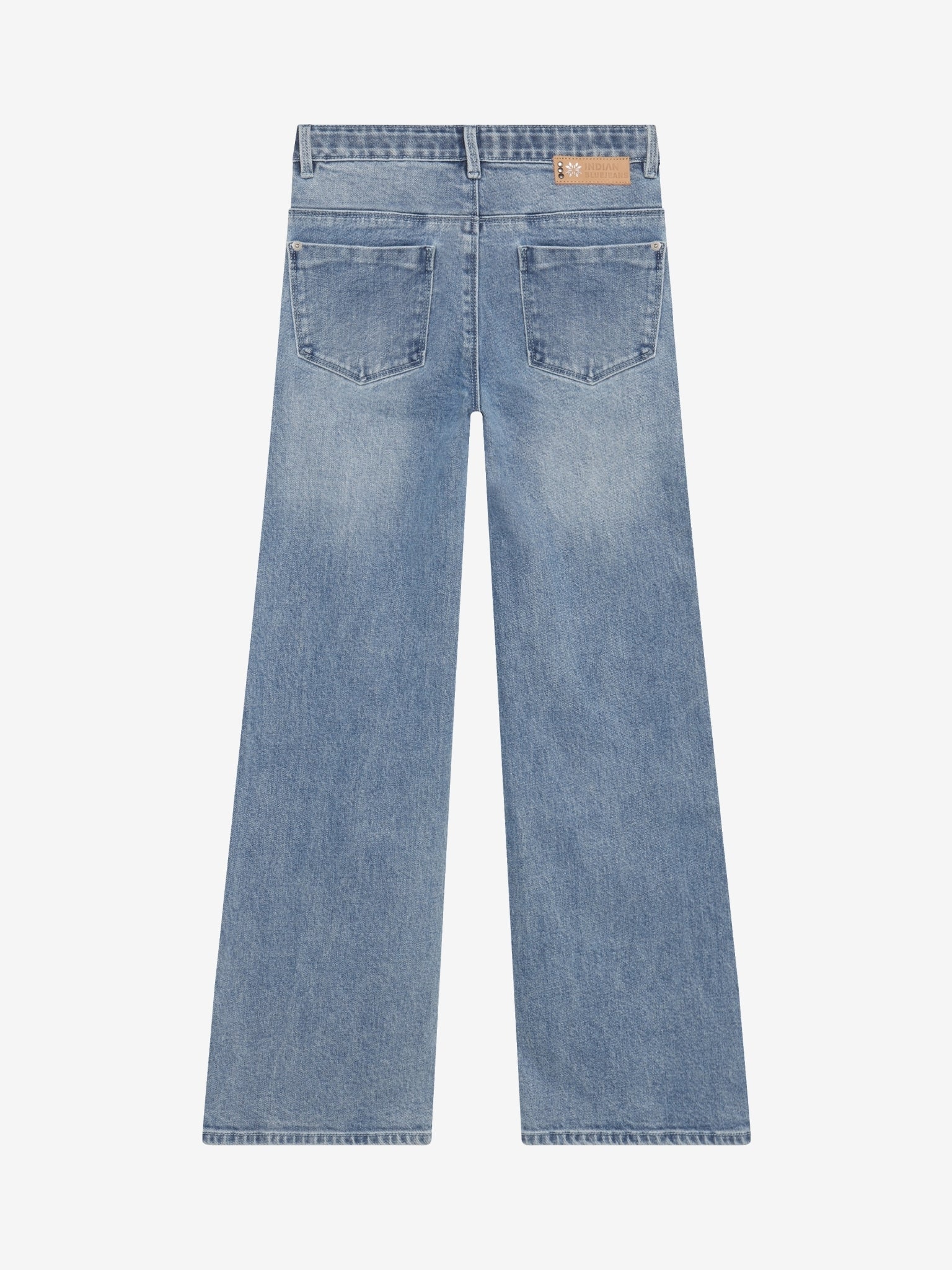 INDIAN BLUE JEANS Girls Wide Fit Light Denim
