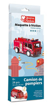 3D WOOD MODEL FIRE TRUCK VEHICLE