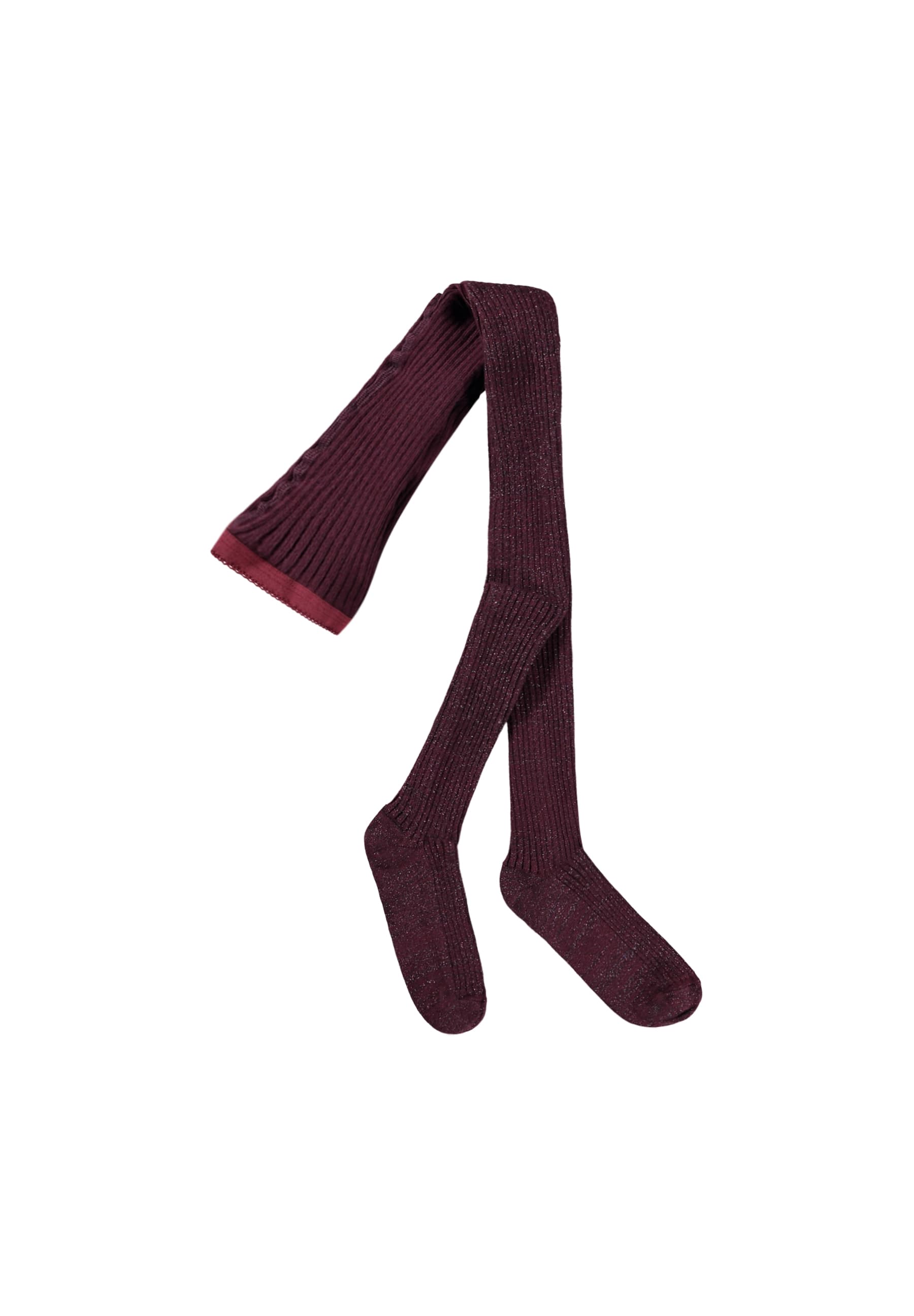 MOLO Glitter Rib Tights Tights Forestberry