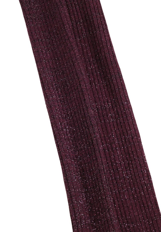 MOLO Glitter Rib Tights Tights Forestberry