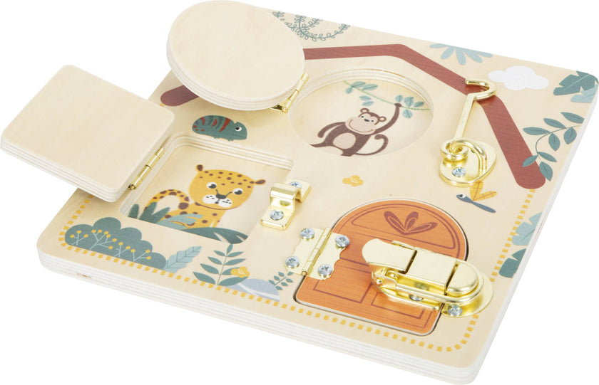 “Safari” motor skills board lock and bar | motor skills toys