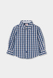 BOBOLI Boys Checked Poplin Shirt -BCI Check Print