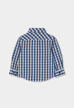 BOBOLI Boys Checked Poplin Shirt -BCI Check Print